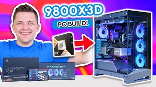 Ultimate Ryzen 9800X3D amp RTX 4090 Gaming PC Build 🙌 The New FASTEST Gaming CPU [upl. by Nirrad932]