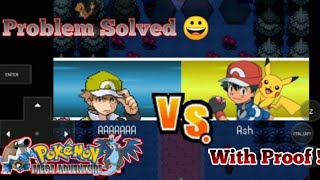 Ash Fight Game Stops  Problem Solved  Pokemon Mega Adventure  Blast Tuber [upl. by Wilden]