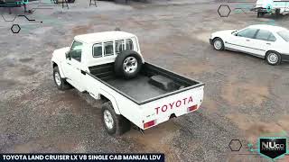 TOYOTA LAND CRUISER LX V8 SINGLE CAB MANUAL LDV  NUco Auctioneers [upl. by Nannek]