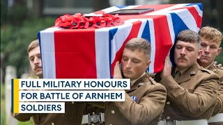 British soldiers killed 80 years ago during Operation Market Garden finally laid to rest [upl. by Eidorb]