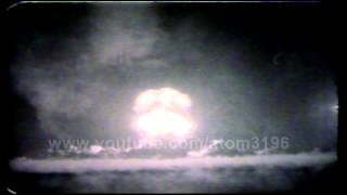 HD Plumbbob Pricilla atomic bomb shock wave footage 1957 [upl. by Calen]