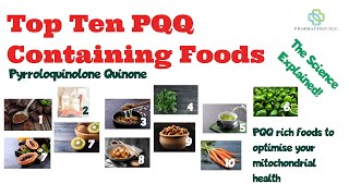 Top Ten PQQ Foods to optimise your mitochondrial health pyrroloquinolone quinone [upl. by Gannes994]