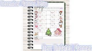 December Planner Setup  Plan with me for the new month  planner planwithme digitalplanner [upl. by Iht]