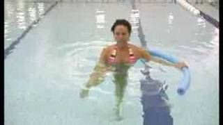 Water Aerobics Exercises  Water Aerobics Side Kicks [upl. by Sonnnie]