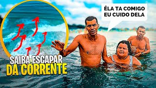 COMO FUGIR DA CORRENTE DE RETORNO FENOMENO TIRA MILHARES DE VIDAS REPUXO MAR ONDA CALOR MARINHO RJ [upl. by Sualk]