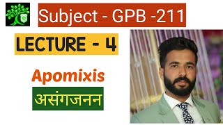 Apomixis  असंगजनन  GPB 211  Fundamentals of plant breeding  bsc agriculture 2nd year  nashdeep [upl. by Ioj]