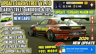 CarX Street MOD APK v170 Gameplay  Unlimited Money Unlocked All Car No Anti Ban Update 2024 [upl. by Akkin]