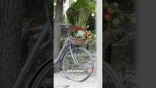 DIY UPCYCLING SchrottFahrrad wird zum Garten Highlight 🌿🌸 upcycling gardendecor diycrafts [upl. by Ing190]