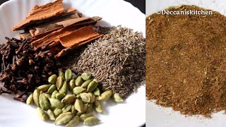 Hyderabadi Garam Masala Powder Recipe Fragrant Garam Masala Powder [upl. by Catlin806]