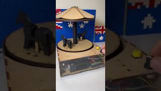 Carousel Ride Demo  Project for Mechanical Systems Design MCEN30021 [upl. by Zapot785]