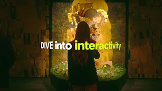 Meet DIVE  Belgium’s first digital art amp experience center [upl. by Ailiec]