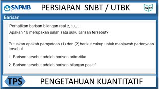 Soal simulasi UTBK 2024 barisan [upl. by Oker]