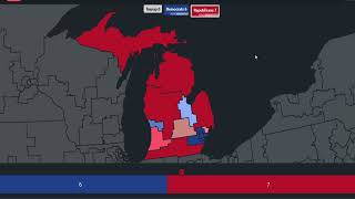 Michigan US House of Representatives 2024 Prediction  102824 [upl. by Rehpotsihc]