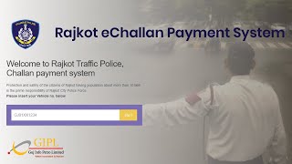 How to pay online echallan in Rajkot City Police GIPL [upl. by Tranquada]