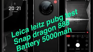 Leica leitz phone 1 pubg test  240 fps high graphics  snapdragon 888 made on germany [upl. by Llirrem]