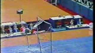 1979 World Championships gymnastics Marcia Frederick bars EF [upl. by Carie]