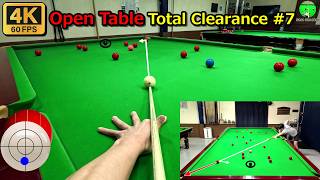 Snooker POV Open Table Total Clearance No7 [upl. by Heindrick]