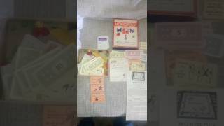 1950s short Monopoly game setmonopoly monopolygamesalemmassachusetts 1950s vintagegames 1951 [upl. by Rona]