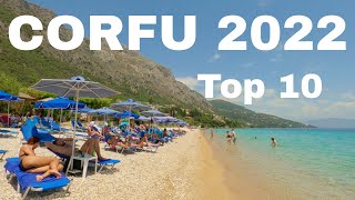 Top 10 best places to visit in Corfu Greece 2022  What to do and attractions [upl. by Atlas]