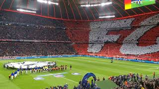 Bayern vs Paris SaintGermain I Choreo Südkurve München  Champions League Hymne I March 23 [upl. by Ruthie166]