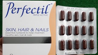 Perfectil Best For  Hair Skin NailsBest Vitamin For Your BeautyPerfactil Uses And Benefits [upl. by Phia]