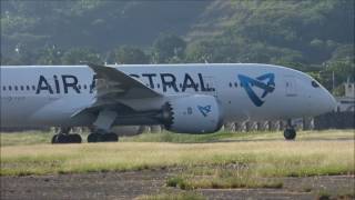 Air Austral take off Mayotte airport [upl. by Gweneth]