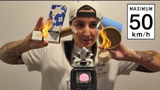 ASMR Fastest Speed Tapping on CardboardPaper cups ZOOM H5 TINGLES [upl. by Malia]