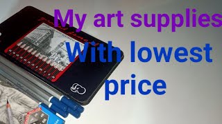 My art suppliesquotlowest pricequot  drawing material  In hindi • [upl. by Bevis]