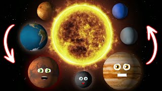 Planets of the Solar System  Planet Facts Dwarf Planets Size Comparisons and Space Science [upl. by Monah242]