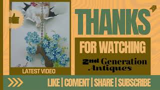 Welcome and Thank you from Second Generation Antiques [upl. by Berl254]