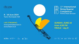 Finale  13th International String Quartet Competition PREMIO PAOLO BORCIANI [upl. by Issim]