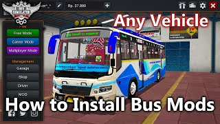 How to Install Mods in Bus Simulator Indonesia [upl. by Jarid]