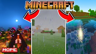 Top 5 Shaders Realistas para MCPE 120  12073   SHADERS PARA MINECRAFT BEDROCK 🌿 [upl. by Oninotna581]