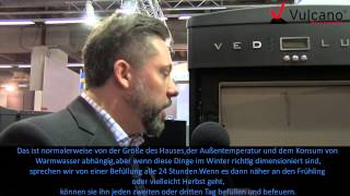 Vedolux Lambda introduced by Mr Svensson from Värmebaronen Sweden at ISH Frankfurt [upl. by Ynnad]