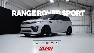 Urban Automotive Range Rover Sport US Debut Sema crunch amp Scott Disick Rover test fit amp build [upl. by Lowell227]