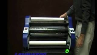 Loading Roll Laminating Film Instructional Video [upl. by Eruot841]