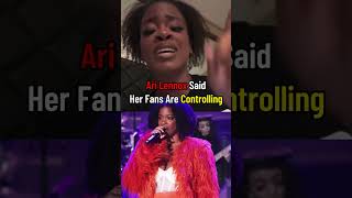 Ari Lennox is tired of her fans and call them controlling [upl. by Ynnek]