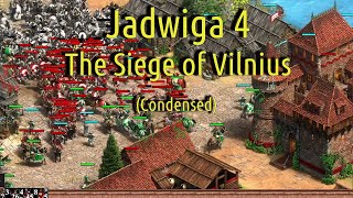 AOE2 DE Jadwiga 4 The Siege of Vilnius  Condensed Walkthrough [upl. by Crescint]