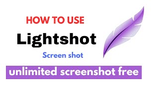 How to use lightshot screenshot software bangla tutorial 2024 Screen Capture  Tutorial [upl. by Latham]