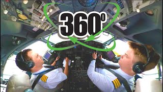 360° cockpit view  UIA B737  Takeoff from IST Airport  Training Flight [upl. by Cher]