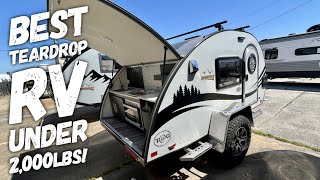 Highest Quality Teardrop RV Under 2000lbs 2022 NuCamp TAG XL with Boondock Package [upl. by Nodgnal813]