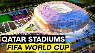 FIFA World Cup 2022 Qatar Stadiums  Qatar Football Stadium 2022 in Hindi  Qatar World Cup Stadiums [upl. by Packer272]