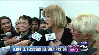 Johana Bahamón hace llorar a las reclusas del Buen Pastor  5 de febrero de 2013 [upl. by Westland]