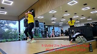 Midel Zumba  1097 20241031 193045 Zin Jennie at Derrimut Gym New track [upl. by Lingwood]