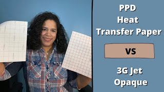 The Difference Between PPD Photo Paper Direct Heat Transfer Paper l 3G Jet Opaque [upl. by Pacificas]