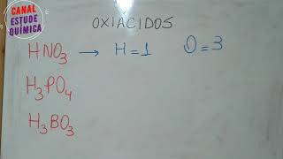 ÁCIDOS  FORÇA ÁCIDA HIDRÁCIDOS E OXIÁCIDOS [upl. by Vittoria539]