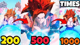 ULTRA SSJ4 GOGETA 500 TIMES BIG BANG KAMEHAMEHA 🤯 Dragon Ball Legends [upl. by Troth]