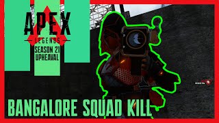 Bangalore Squad Kill  Apex Legends Gameplay [upl. by Zucker]