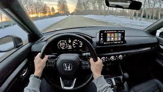 2023 Honda CRV Sport Touring  POV Driving Review [upl. by Griffith]