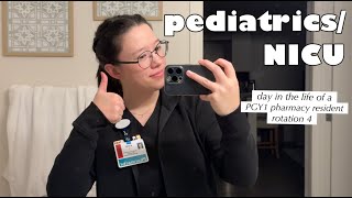 Day in the Life of a PGY1 Pharmacy Resident PediatricsNICU Rotation [upl. by Atteuqahs122]